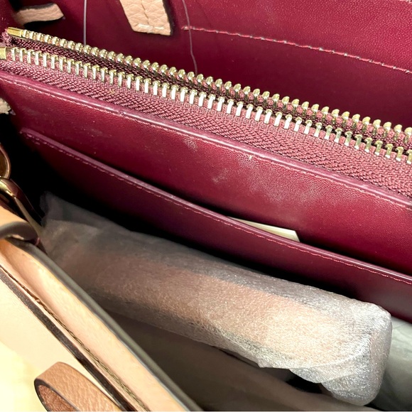 NWT Kate Spade Hayes Pink Leather Rosycheeks Satchel - Picture 7 of 12